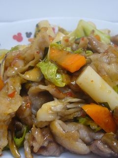チリソースで野菜炒め-レシピのメイン写真