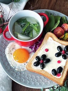 黒豆とクリームチーズのトースト-レシピのメイン写真
