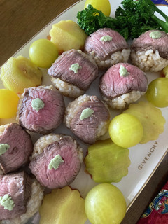 ローストビーフ手毬寿司-レシピのメイン写真