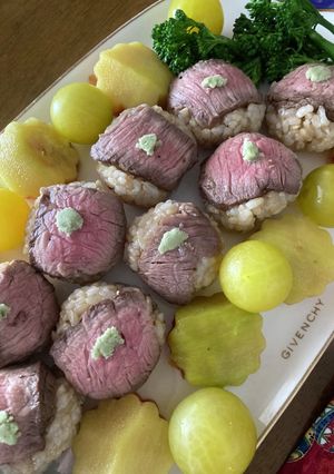 ローストビーフ手毬寿司-レシピのメイン写真