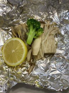 レモンで減塩 パパきのこのホイル焼き-レシピのメイン写真