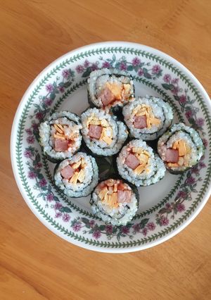 スパム海苔巻き(キンパ）-レシピのメイン写真