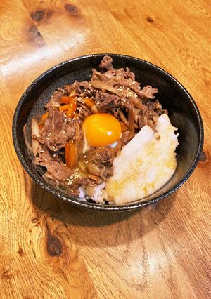 とろ卵牛丼-レシピのメイン写真