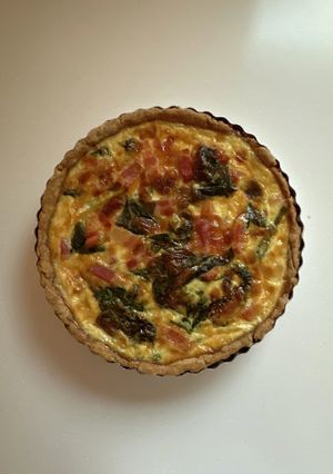 ベーコンとほうれん草のキッシュ-レシピのメイン写真