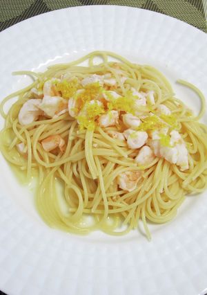 海老レモンバターのパスタ-レシピのメイン写真