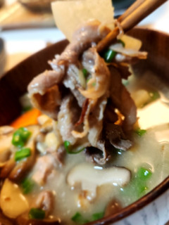 旨みたっぷり!肉ダク猪汁-レシピのメイン写真