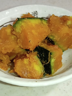 きな粉味噌で作るカボチャ煮-レシピのメイン写真