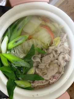 包丁使わないスープの飲める満腹豚鍋-レシピのメイン写真
