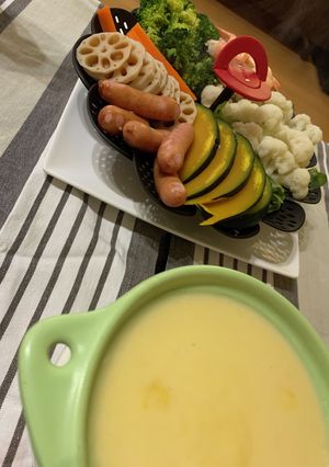 チーズフォンデュ-レシピのメイン写真