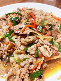 牛肉とたっぷり野菜の炒め物-レシピのメイン写真