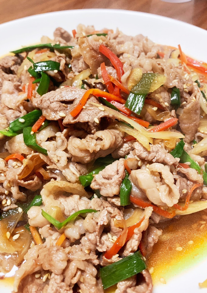 牛肉とたっぷり野菜の炒め物-レシピのメイン写真
