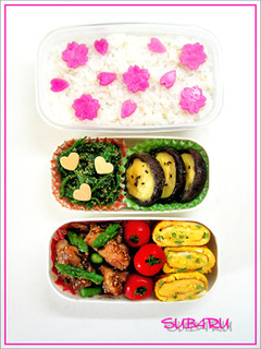 超かんたん弁当✿赤かぶで桜満開ごはん✿-レシピのメイン写真