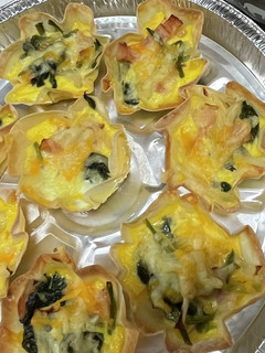 餃子の皮で簡単!!キッシュ-レシピのメイン写真