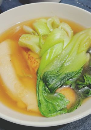 青梗菜とささみ肉の出汁煮-レシピのメイン写真