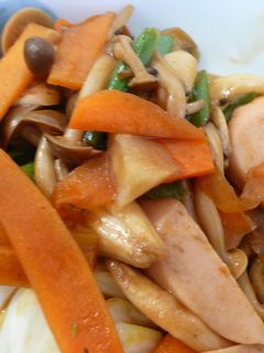 隠し味はこれ!魚肉ソーセージで野菜炒め-レシピのメイン写真