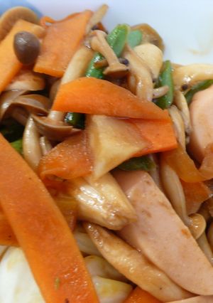 隠し味はこれ！魚肉ソーセージで野菜炒め-レシピのメイン写真