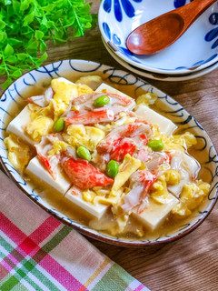 ☆あったかとろ~り!豆腐のかにあんかけ☆-レシピのメイン写真