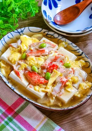 ☆あったかとろ~り！豆腐のかにあんかけ☆-レシピのメイン写真