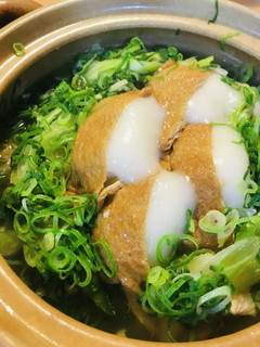 鍋の素活用●鶏肉&きつね餅のお鍋-レシピのメイン写真