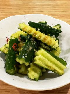 やみつき☆きゅうり なみなみ切り-レシピのメイン写真