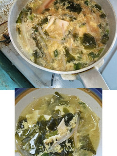 ダシダで具沢山わかめスープ-レシピのメイン写真