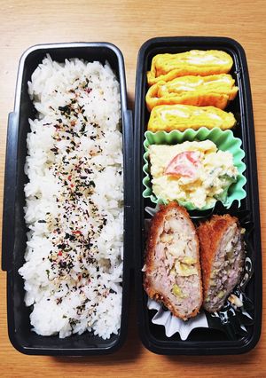 R6/1/9 メンチカツ弁当-レシピのメイン写真