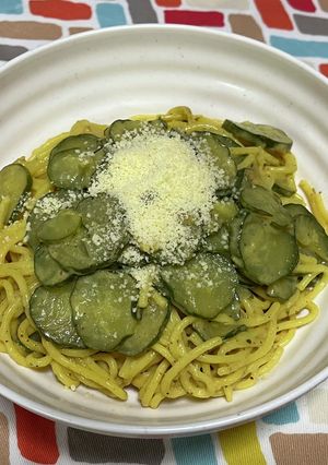 超簡単☆きゅうりのカレーパスタ♪♪-レシピのメイン写真