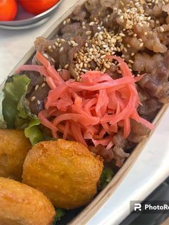 牛丼弁当-レシピのメイン写真