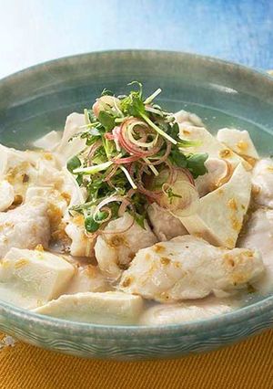 みつせ鶏ささみと豆腐のさっぱり煮-レシピのメイン写真