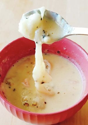 お餅でスープグラタン☆受験生朝食夜食昼食-レシピのメイン写真