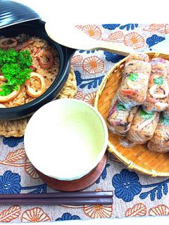 イカバター塩こぶライス-レシピのメイン写真
