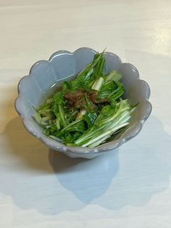 レンジで簡単♪ 水菜のおひたし-レシピのメイン写真