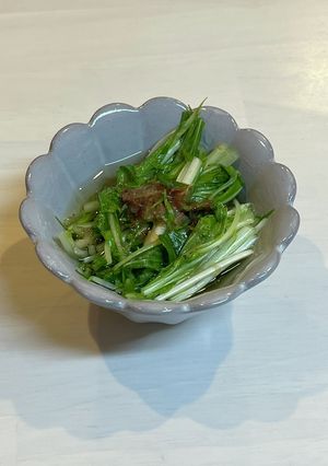 レンジで簡単♪ 水菜のおひたし-レシピのメイン写真