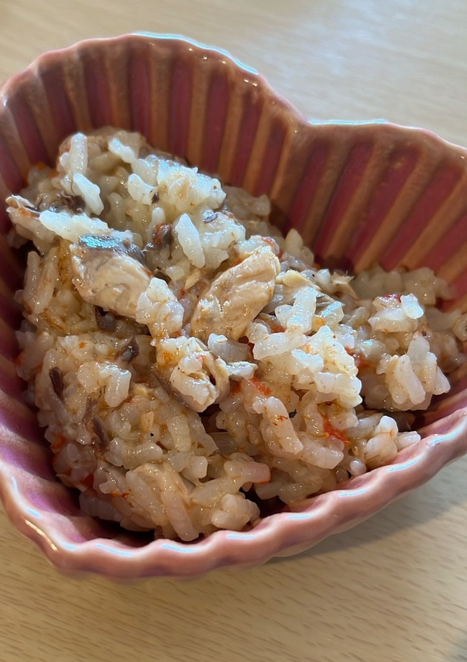 鯖の水煮缶　炊き込みご飯　離乳食後期〜-レシピのメイン写真