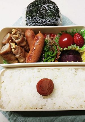 肉巻きえのき弁当(1.9)-レシピのメイン写真