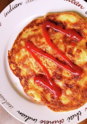 もちもち！餅を使ったオムレツ風-レシピのメイン写真