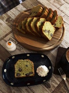 黒豆リメイク♡簡単黒豆抹茶パウンドケーキ-レシピのメイン写真