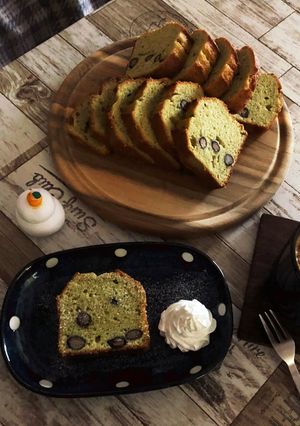 黒豆リメイク♡簡単黒豆抹茶パウンドケーキ-レシピのメイン写真