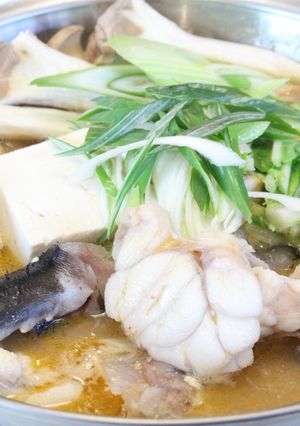 みそ仕立てのアンコウ鍋-レシピのメイン写真