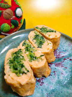 豆苗入りだし巻き卵 -レシピのメイン写真