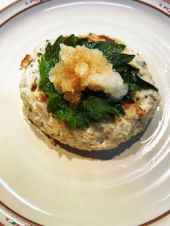 鶏ミンチ蓮根豆腐ハンバーグ-レシピのメイン写真