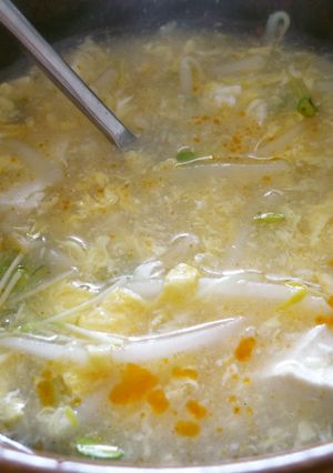 ヘルシーで簡単5分酸辣湯（サンラータン）-レシピのメイン写真