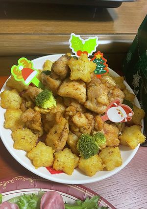 クリスマス唐揚げツリー-レシピのメイン写真