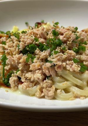 お手軽！ツナチーズうどん-レシピのメイン写真
