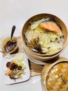 せいろ蒸し★鮭のチャンチャン焼き風-レシピのメイン写真