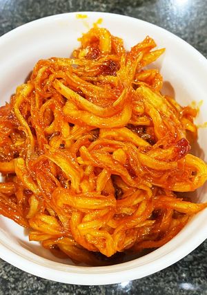 市販には戻れない！やみつきさきいかキムチ-レシピのメイン写真