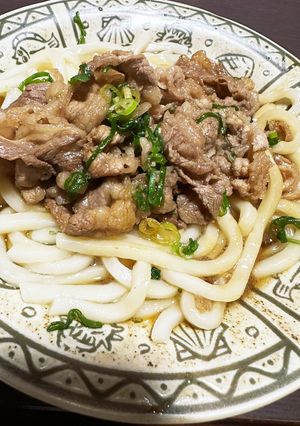 簡単！美味しい！肉乗せうどん-レシピのメイン写真