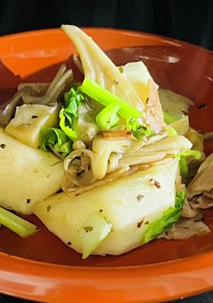 かぶと舞茸をベーコンでソテー-レシピのメイン写真