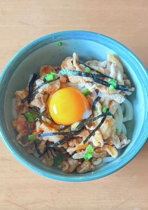 ピリ辛！油そば風うどん-レシピのメイン写真