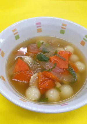 だんご汁☆給食メニュー-レシピのメイン写真